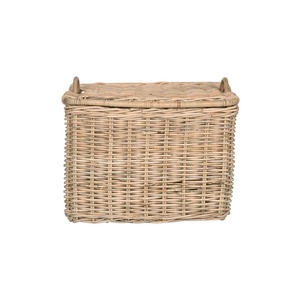 Cesta de ratán con tapa y asa, cesta de almacenamiento hecha a mano, venta al por mayor, ecológica, hecha en Vietnam - Product Image 3