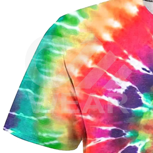 Camiseta de Hombre Care Master Nueva 2023, Personalizada con Tinte Tie Dye, Tejido de Punto, Formal, Ecológica, de Algodón, Cuello Redondo, para Verano - Product Image 5