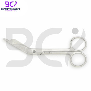 กรรไกรผ่าตัดสีทึบด้ามจับกันลื่นด้ามจับไม่ลื่นสีเงิน - Product Image 5