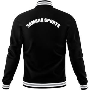Chaqueta Varsity de Lona Personalizada, Talla Grande para Hombre, Cuello Alto, Transpirable, Bordado de Alta Calidad, Estilo Vintage, para Deportes de Equipo - Product Image 1