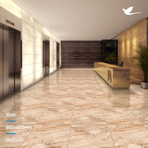 Goodone Pure Ivory Carrelages d'extérieur et de mur intérieur en porcelaine beige durable, style design moderne pour salle de bain villa - Product Image 3