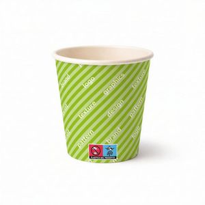 Vasos de Cartón Biodegradables de Doble Pared de 250cc - Vasos Desechables de Papel Recubierto con Fondo Completo Personalizados - Product Image 1