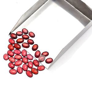 Mozambique grenat ovale Rosecut pierres précieuses en vrac fabricant de gros de pierres précieuses en vrac de l'usine directe indienne - Product Image 2