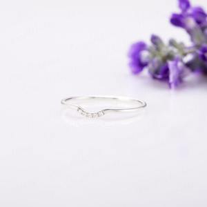 Bague classique bijoux pour femmes argent Boho Style bijoux 925 argent Sterling topaze blanche pierre précieuse bague à la main cadeau pour femme - Product Image 3