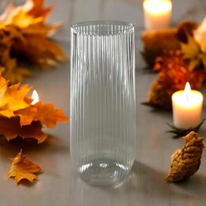 Verres cannelures transparentes ondulations incassables jetables recyclables sans pied whisky flûtes à <span class=keywords><strong>champagne</strong></span> de mariage en plastique - Product Image 5