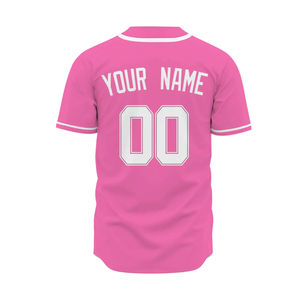 Nouveauté Vêtements de sport pour hommes Maillot de baseball pour jeunes Manches courtes Col en V Style Service OEM Meilleure qualité Logo personnalisé - Product Image 5