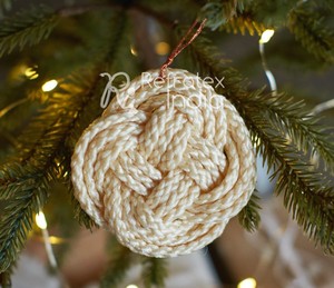 Ornement décoratif de noël en macramé de coton, fournisseur en vrac et fabrication par réfractex inde fabriqué en inde pour la meilleure qualité et - Product Image 4
