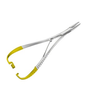 ที่จับเข็ม Mathieu สแตนเลสคุณภาพสูง ขนาด 5.5 นิ้ว สำหรับงานผ่าตัดทางทันตกรรม ใช้ด้วยมือ ได้รับการรับรองมาตรฐาน CE สำหรับใช้ในโรงพยาบาล - Product Image 3