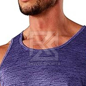 2025 nueva llegada hombres camiseta sin mangas de color personalizado camiseta sin mangas de secado rápido al por mayor hombres camiseta sin mangas para la venta - Product Image 5