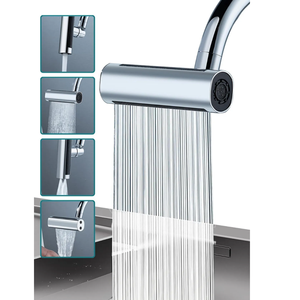 Mucit Home Energy-Saving 4-Mode Waterfall Adjustable Faucet Head for Kitchen and Bathroom, Aerator, Sink and Basin Faucet. - Product Image 1