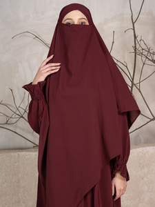 Premium Collection 2025 EID Ramadan femmes robe de prière avec Hijab vêtements islamiques Abaya robe femmes Khimar au meilleur prix - Product Image 6
