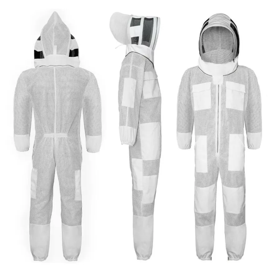 Wholesale Best Beekeeping Three Layers Sting-proof Beekeeping Outfit With Bee Protection, Breathable Beekeeping Suit