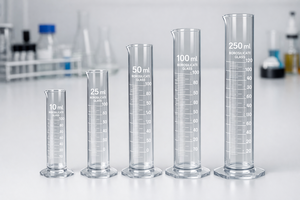 Cilindro de Medición Transparente de Vidrio Borosilicato MAYALAB 10ml 250ml |   Cilindro Graduado de Laboratorio para Experimentos de Química - Product Image 3