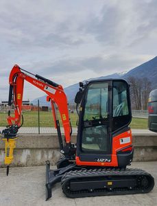 Chargeuses sur chenilles Kubota U27-4 efficaces Moteur avant Pompe à roulement de moteur Boîte de vitesses Cylindre hydraulique Huade Composants d'engrenage PLC - Product Image 2