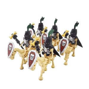 Figurines de squelettes Lego en plastique, collection de jouets Ninja Pirates - Product Image 2