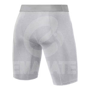 Shorts de Compression Homme pour Gym et Fitness avec Patchs Personnalisés sur le Devant, Taille Mi-Haute Élastique, Respirants, en Spandex/Nylon, Style Urbain - Product Image 2
