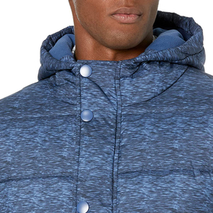 Nouvelle veste d'hiver matelassée en toile à capuche brodée personnalisée pour hommes, haute qualité, grande taille, style urbain, devant 2025 - Product Image 3