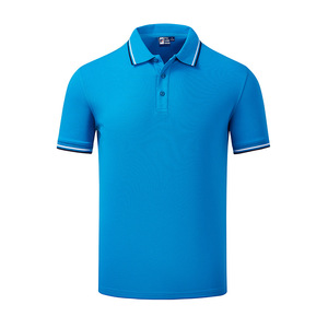 Vêtements de travail personnalisés avec logo OEM, vêtements à manches courtes, uniformes, t-shirts d'équipe et polos en coton pur à col rabattu - Product Image 5