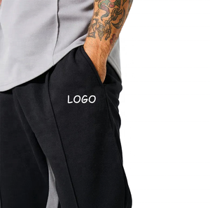 Pantalones Deportivos Unisex de Algodón 100% con Logotipo Personalizado OEM, Anti-Pilling, Impresión Digital, Estilo Hip Hop, Cintura Elástica, Peso Medio - Product Image 2