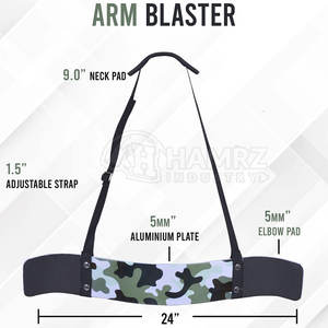 Blaster de brazo cómodo y resistente para entrenamiento muscular de levantamiento de pesas con material de aluminio y nailon de alta calidad - Product Image 3