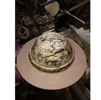 Bol en bois moderne et écologique, style actuel, mini, pour restaurant, salade et usage domestique, finition artisanale de haute qualité, ensemble pour café