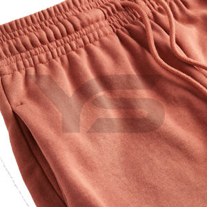 Pantalones cortos de gimnasio personalizados de cintura alta para mujer, pantalones cortos de entrenamiento de lana transpirable con cierre de cordón, pantalones cortos calientes con patrón de bolsillos para Yoga y correr - Product Image 2