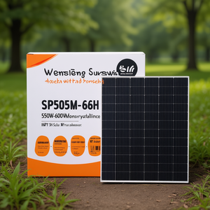 Panneau solaire monocristallin HJT Wensheng New Energy Sunwin SP505M-66H 550W-600W - Product Image 3