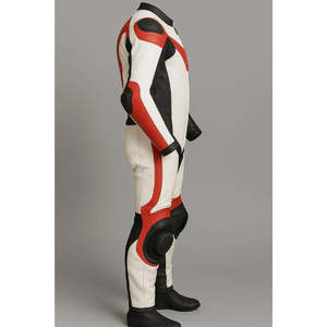 Branding Unisex Motorcycle Race Leather Suits <b>Jumpsuit</b> Cowhide 2-Piece Full Sleeve 500g Breathable Quick Dry - Product Image 4