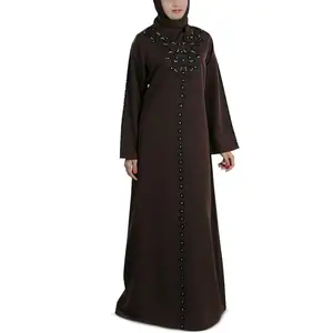 Abaya pour femmes musulmanes de haute qualité/nouvelle broderie Abaya pour dames avec Service OEM & ODM