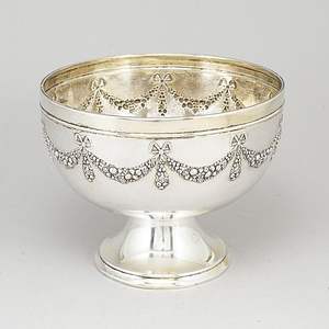 Comprar tazón de chocolate de metal decorativo para el centro de mesa de fiesta en casa servir postres regalos en línea - Product Image 2