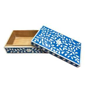 Boîte à bijoux en nacre avec motifs complexes Artisanat de haute qualité pour les cosmétiques en gros - Product Image 2