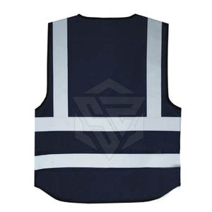 Chaleco de seguridad de construcción personalizado de alta calidad Ropa de trabajo de poliéster de alta visibilidad Directo de fábrica - Product Image 2