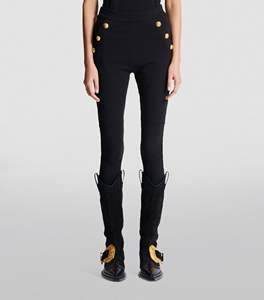 Vêtements d'hiver pour femmes, taille mi-haute, en laine, écologiques, coupe-vent, couleur noire, brodés, formels, à devant plat - Product Image 3