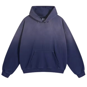 Vente en gros de sweats à capuche en molleton pour hommes, coupe ample, 100% coton, effet délavé, broderie personnalisée, qualité supérieure, très demandés pour l'hiver - Product Image 3