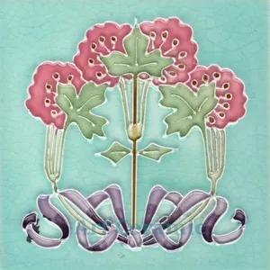 Azulejo de chimenea de pared de cerámica Art Nouveau #00023 acabado brillante/mate para comedor sala de estar azulejo cuadrado Interior ladrillo refractario - Product Image 1