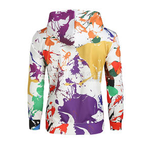 Sudaderas con capucha de impresión personalizada Lavado con ácido Hombres Streetwear Jersey de gran tamaño Transpirable Precio razonable Hombres Lavado con ácido Sudaderas con capucha OEM - Product Image 5