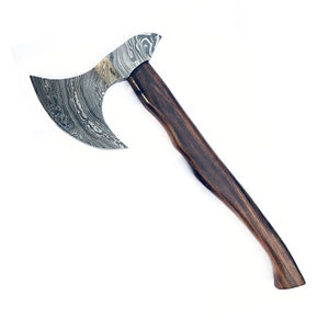 Haches en acier Damas personnalisées de qualité industrielle supérieure, service OEM professionnel, bricolage, manche en bois, camping/chasse, vente en gros - Product Image 5
