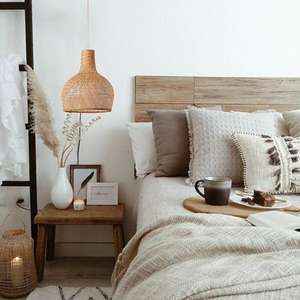 Venta al por mayor pantalla de bambú decorativa moderna granja bambú colgante luz fabricante vietnamita artesanía iluminación - Product Image 3