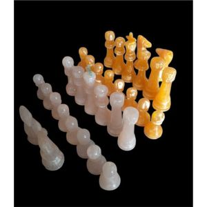 Juego de piezas de ajedrez ponderadas clásicas, piezas de ajedrez blancas y negras, juegos de mesa de Ajedrez de tamaño completo, coleccionables, diseños Prisma de lujo - Product Image 3