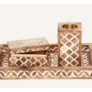 Caja de bandeja de quemador Bakhoor con incrustaciones de madreperla, quemador de incrustaciones de hueso asequible, Ramadan Mabkhara quemador de incienso, caja acrílica Mubkhar - Product Image 4