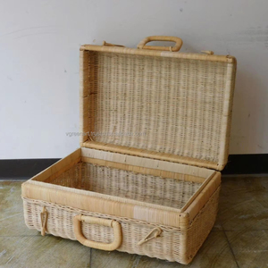 Handmade Dệt Mây Vali Tùy Chỉnh Kích Thước Tre Vali Cho Cô Gái Và Phụ Nữ Made Tại Việt Nam - Product Image 1