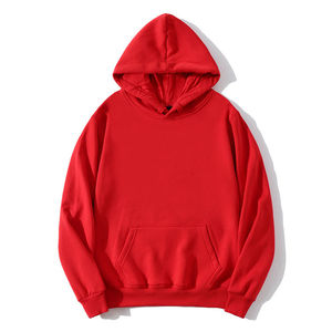 Sweats à capuche surdimensionnés 100% coton de haute qualité pull épais en tissu éponge épais sweat à capuche uni vierge avec logo personnalisé - Product Image 3