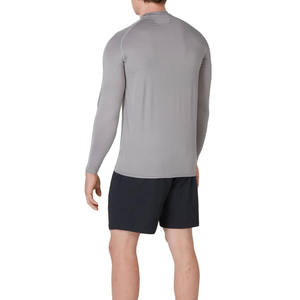 เสื้อรัดรูประบายอากาศได้ดีสำหรับผู้ชายเสื้อผดผื่นแห้งเร็วแบบเรียบ - Product Image 5