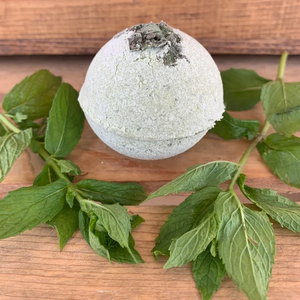 บาธบอมบ์เปปเปอร์มินต์ธรรมชาติ กลิ่นมิ้นต์สดชื่น ช่วยผ่อนคลายและบรรเทาความเครียด รับผลิตแบบ OEM สำหรับแบรนด์ส่วนตัว จำหน่ายส่งจำนวนมาก - Product Image 3