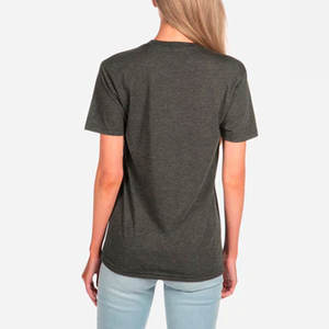 T-shirt unisexe Bella Canvas à manches courtes, couleur anthracite, en tissu tri-mélange - Product Image 3