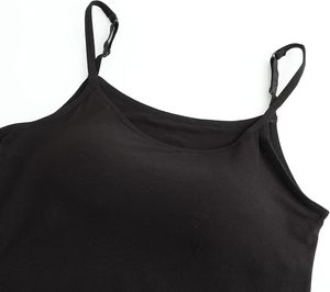 Débardeurs de yoga tricotés respirants pour femmes Camisole de style décontracté à motif solide avec soutien-gorge intégré et débardeurs de yoga rembourrés - Product Image 5