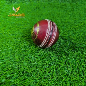 Pelota de Críquet Roja JAWAS SPORTS, Cuero Inglés Premium, Cosida a Mano, Duradera, Uso Profesional, Personalizable - Product Image 3