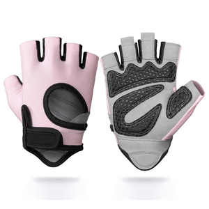 Guantes Deportivos Antideslizantes de Medio Dedo, Guantes de Levantamiento de Pesas con Soporte para la Palma y Protección para Hombres y Mujeres, Entrenamiento, Gimnasio - Product Image 6