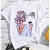 Camiseta Deportiva Casual para Mujer, Cuello Redondo, Estampada, Transpirable, de Secado Rápido y Ecológica, Verano 2025, Venta al Por Mayor