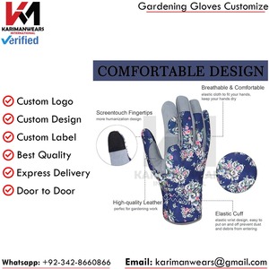 OEM Guantes de jardinería para hombres y mujeres Antideslizante Envío rápido Logotipo personalizado Guantes de jardín Trabajo al aire libre Venta al por mayor Proveedor de OEM - Product Image 3